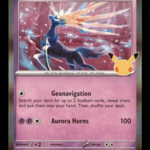 Xerneas 076/128 ME: 30th Celebration Holo TCG Pokemon LP