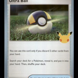 Ultra Ball 128/128 ME: 30th Celebration Holo TCG Pokemon LP