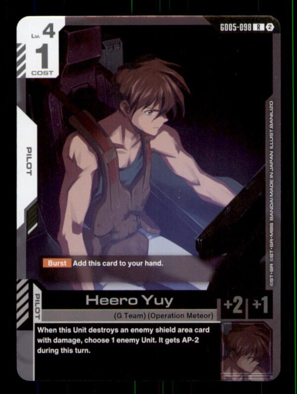 Heero Yuy GD05-098 Freedom Ascension Gundam NM