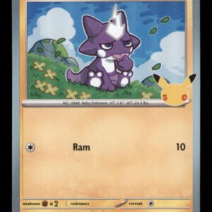 Toxel 058/128 ME: 30th Celebration Holo TCG Pokemon LP