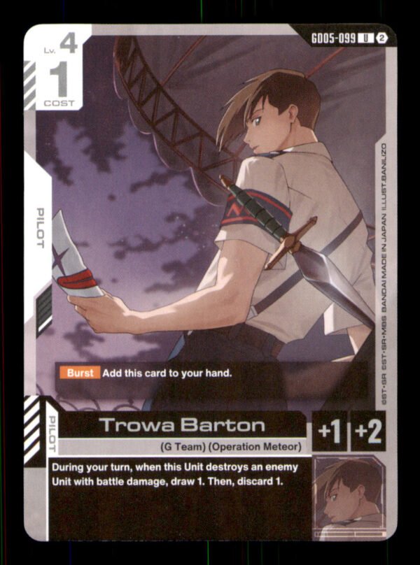 Trowa Barton GD05-099 Freedom Ascension Gundam NM