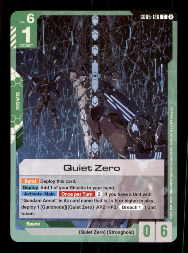 81f203b3a8c0fff1e742b827f0b85452.jpg Quiet Zero GD05-126 Freedom Ascension Gundam NM