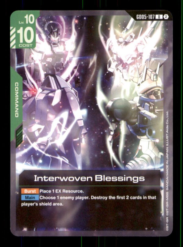 8a509761d8f9e5b21d4af2a3c27655f4.jpg Interwoven Blessings GD05-107 Freedom Ascension Gundam NM