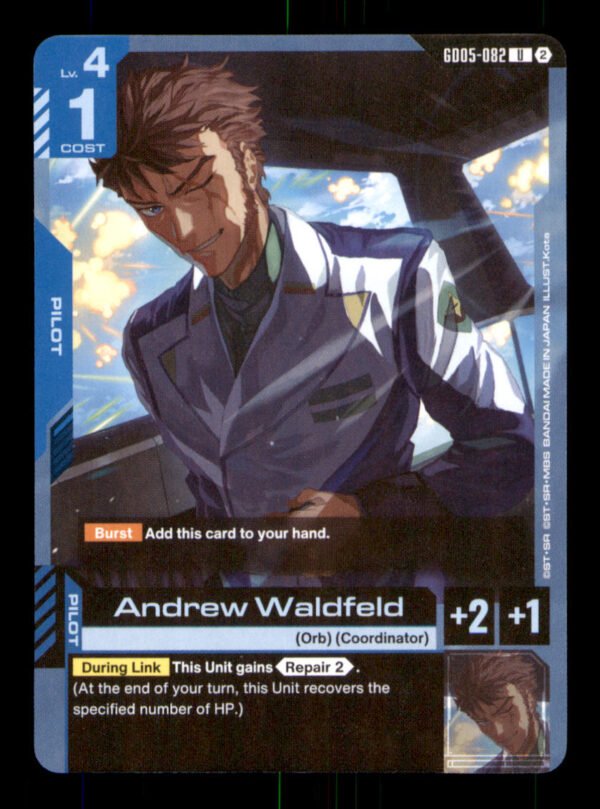 Andrew Waldfeld GD05-082 Freedom Ascension Gundam NM