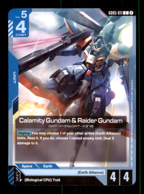 d46f93ecf064bd4e35390de0c7f51b0d.jpg Calamity Gundam & Raider Gundam GD05-011 Freedom Ascension Gundam NM