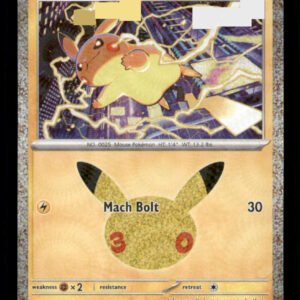 ef09c0821818e579f787eb50a4e4915d.jpg Pikachu 030/128 ME: 30th Celebration Holo TCG Pokemon LP
