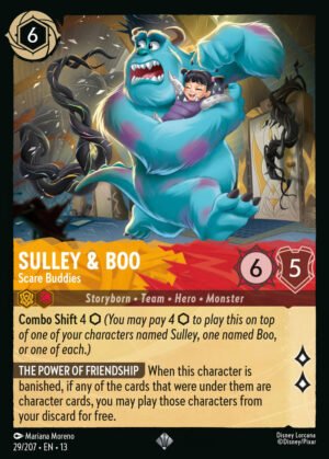 Sulley & Boo - Scare Buddies 29/204 Attack of the Vine! Disney Lorcana NM