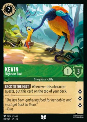 Kevin - Flightless Bird 88/204 Attack of the Vine! Disney Lorcana NM