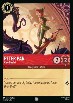 Peter Pan - Vine Duelist 131/204 Attack of the Vine! Disney Lorcana NM