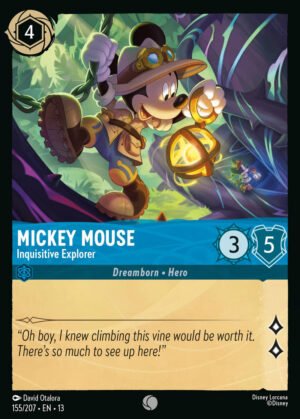 Mickey Mouse - Inquisitive Explorer 155/204 Attack of the Vine! Disney Lorcana