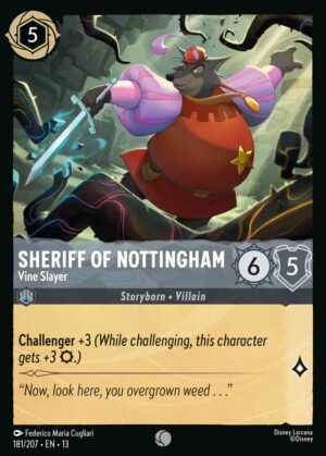 Sheriff of Nottingham - Vine Slayer 181/204 Attack of the Vine! Disney Lorcana