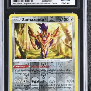 Zamazenta 097/159 Reverse Holo Crown Zenith Pokemon CGC World Record Holder