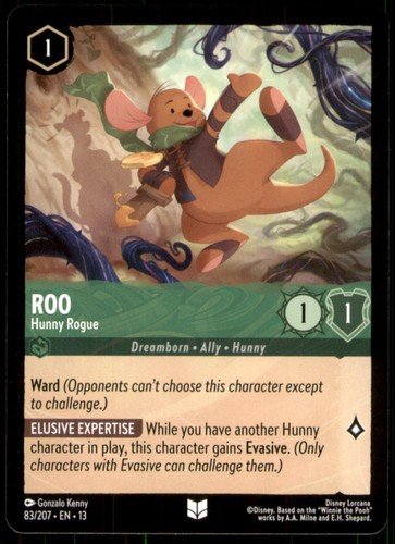 s-l500-17.jpg Roo - Hunny Rogue 83/204 Attack of the Vine! Disney Lorcana NM