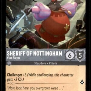 Sheriff of Nottingham - Vine Slayer 181/204 Attack of the Vine! Disney Lorcana