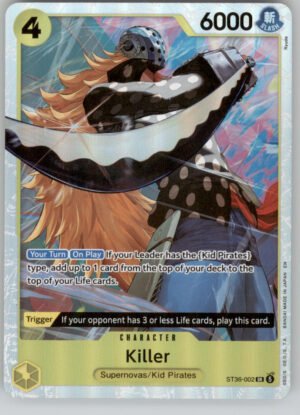 Killer ST36-002 Starter Deck 36: YELLOW Eustass"Captain"Kid NM — front
