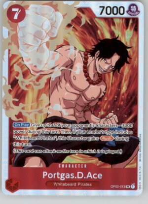Portgas.D.Ace OP02-013 Paramount War NM — front