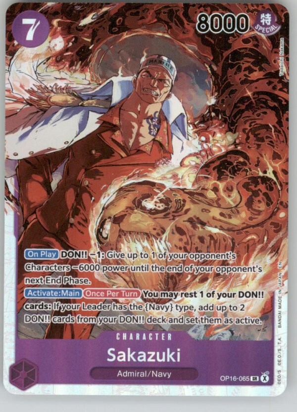 Sakazuki OP16-065 The Time of Battle NM — front