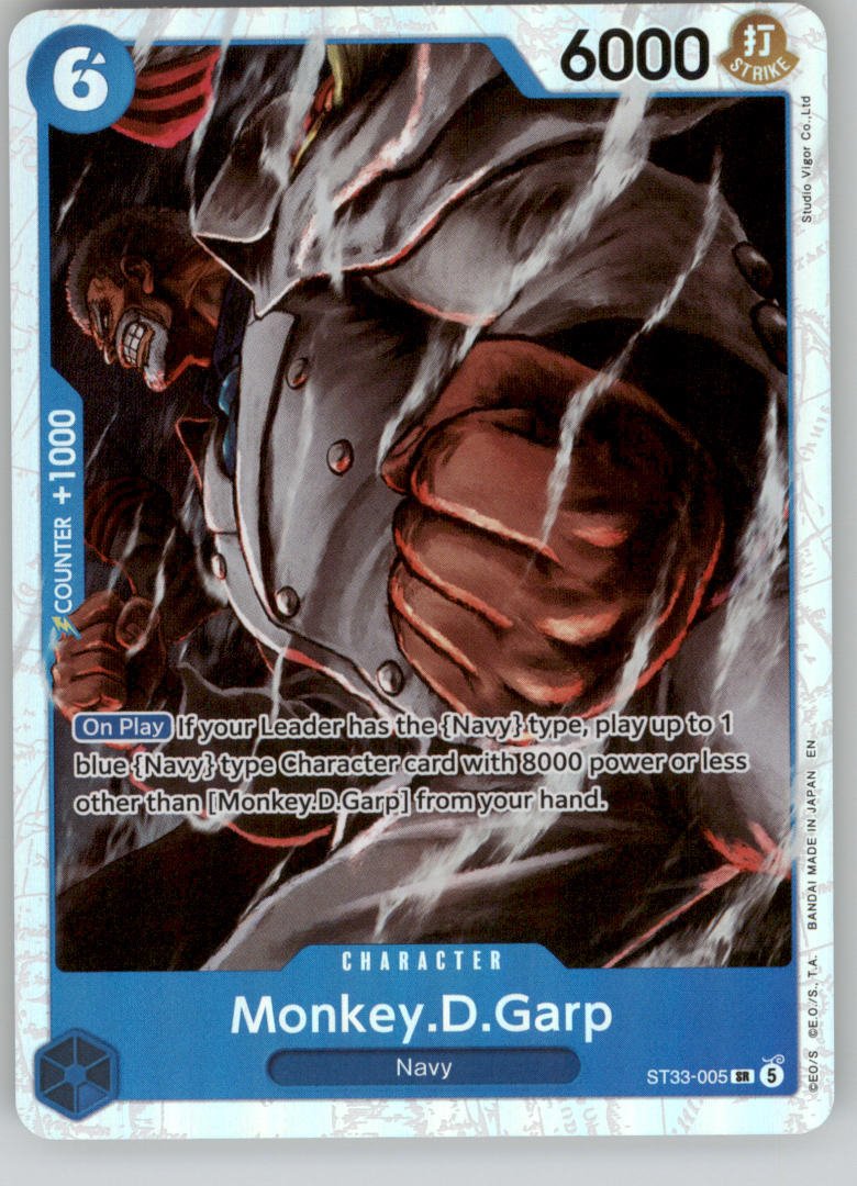 Monkey.D.Garp ST33-005 Starter Deck 33: BLUE Kuzan NM — front