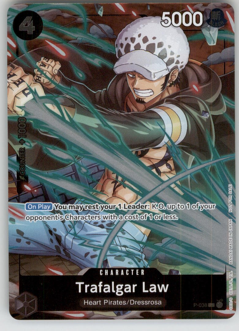 Trafalgar Law (Event Pack Vol. 4) P-038 One Piece Promotion Cards NM — front