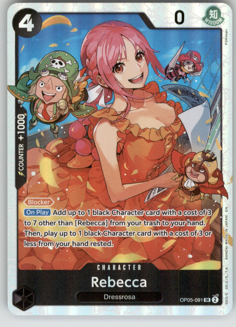 Rebecca (Reprint) OP05-091 Premium Booster -The Best- Vol. 2 NM — front