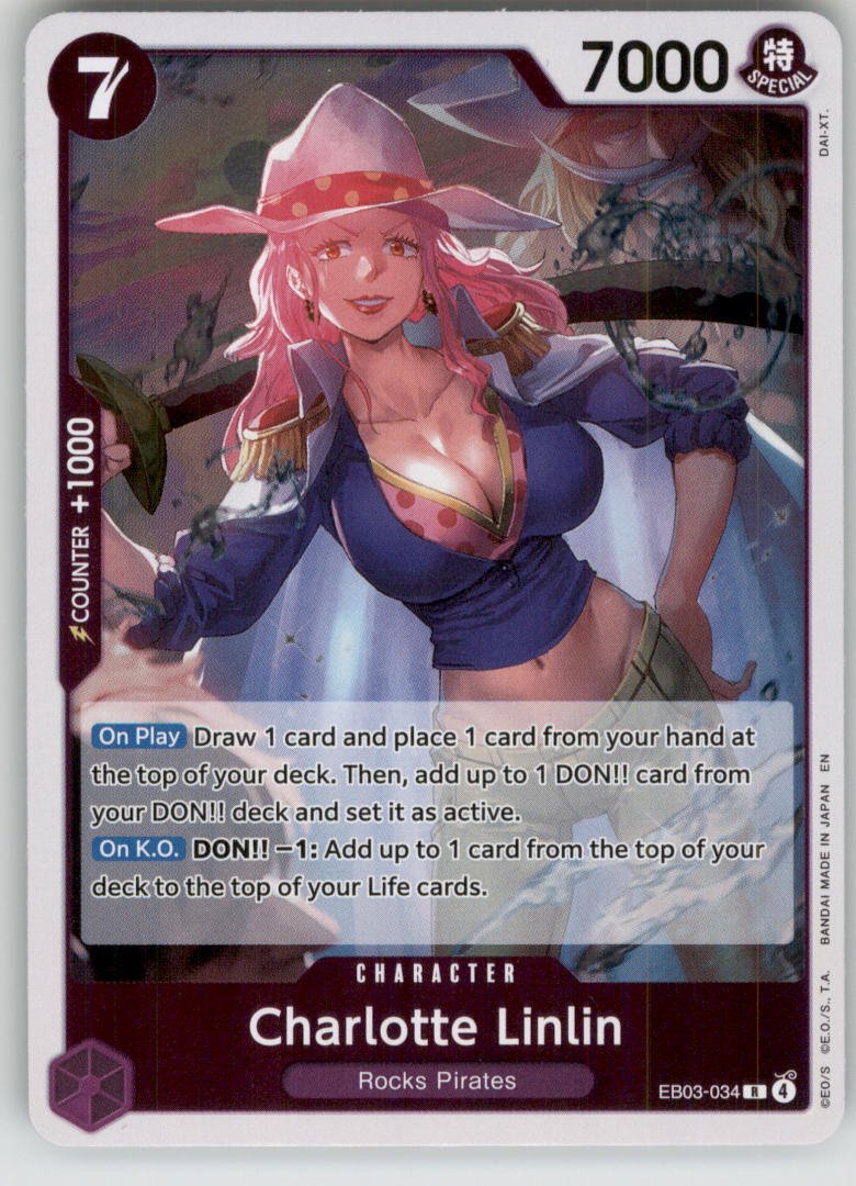 Charlotte Linlin EB03-034 Extra Booster: One Piece Heroines Edition NM — front