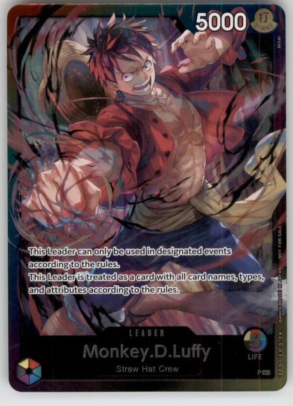 Monkey.D.Luffy (Release Event Leader) P One Piece Promotion Cards NM — front