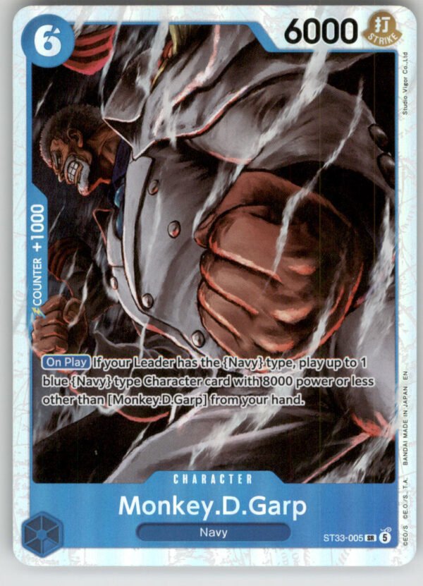 Monkey.D.Garp ST33-005 Starter Deck 33: BLUE Kuzan NM — front