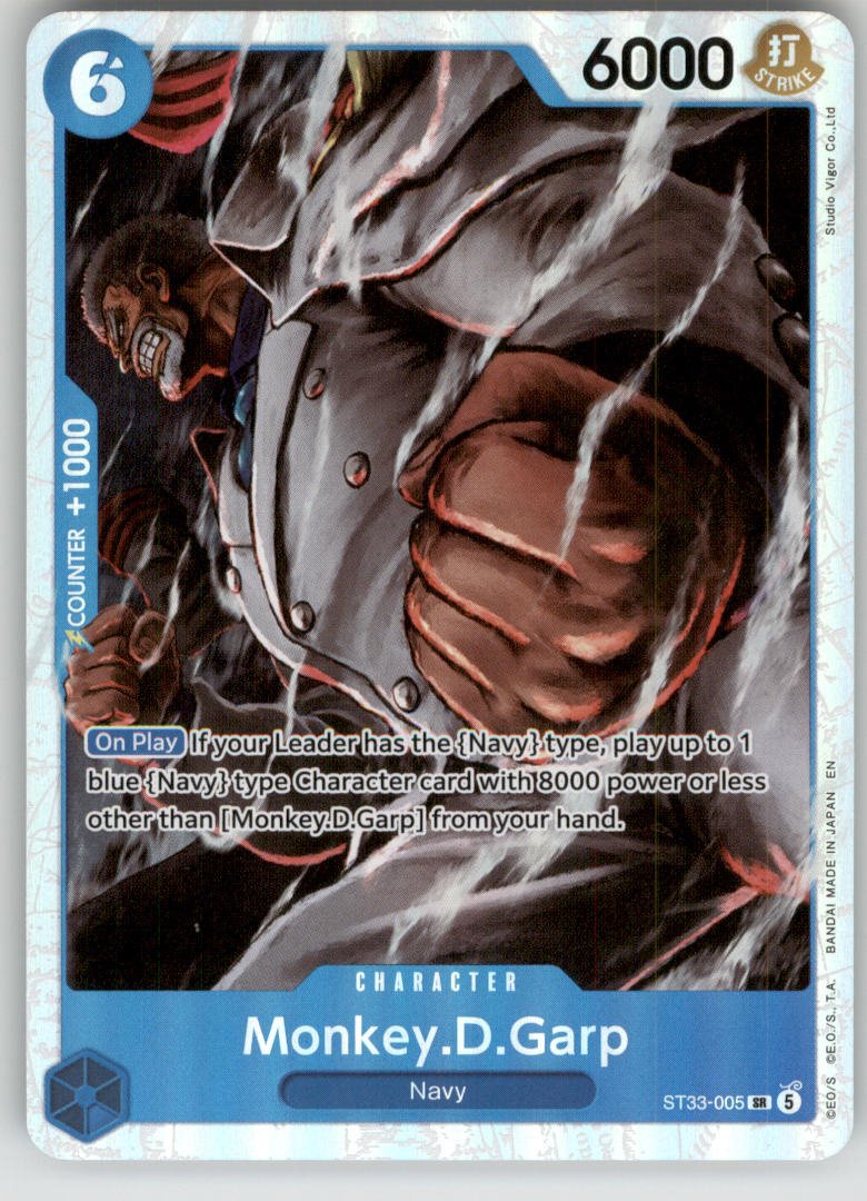 Monkey.D.Garp ST33-005 Starter Deck 33: BLUE Kuzan NM — front