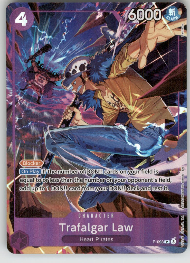 Trafalgar Law (Illustration Box Vol.6) P-093 One Piece Promotion Cards NM — front