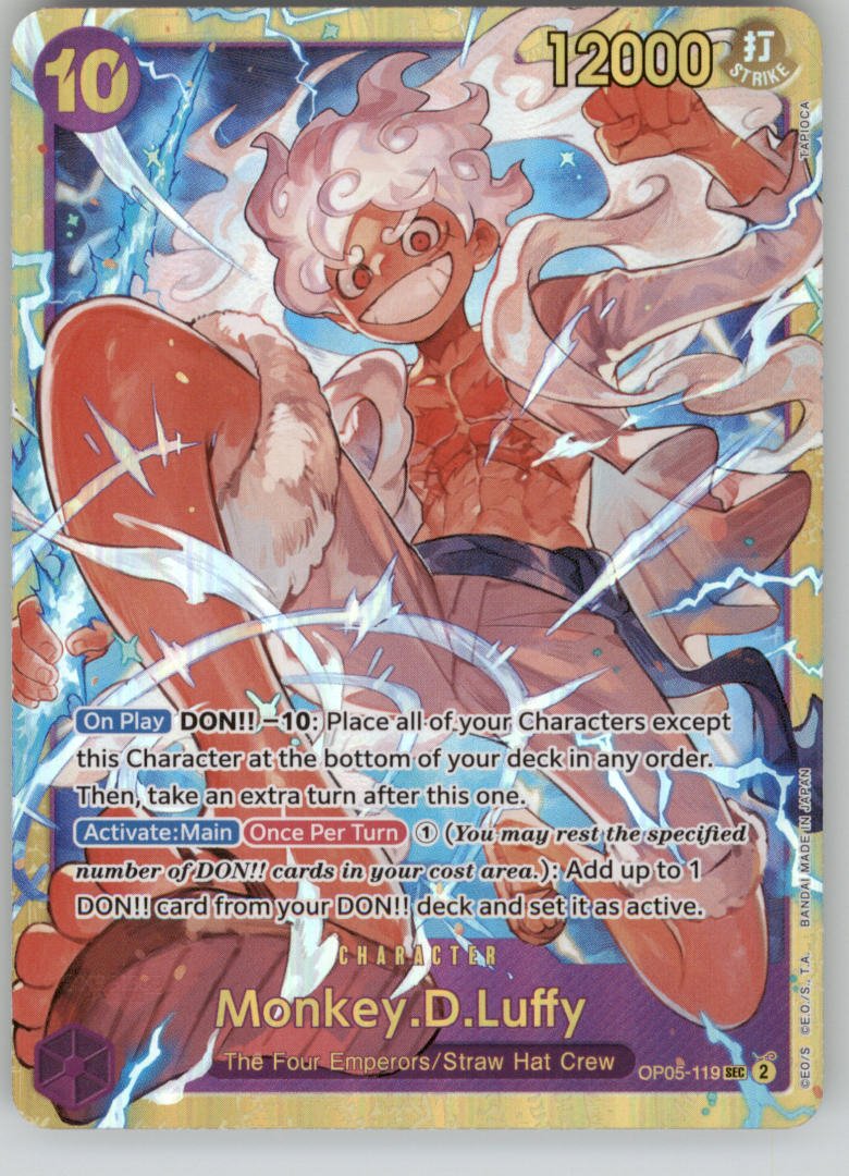 Monkey.D.Luffy (Reprint) OP05-119 Premium Booster -The Best- NM — front