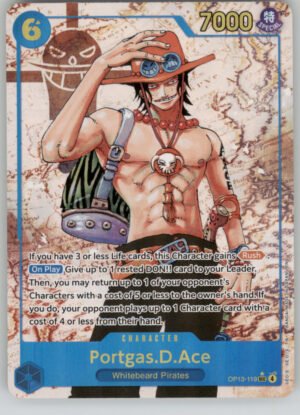 Portgas.D.Ace (119) (Parallel) OP13-119 Carrying On His Will NM — front