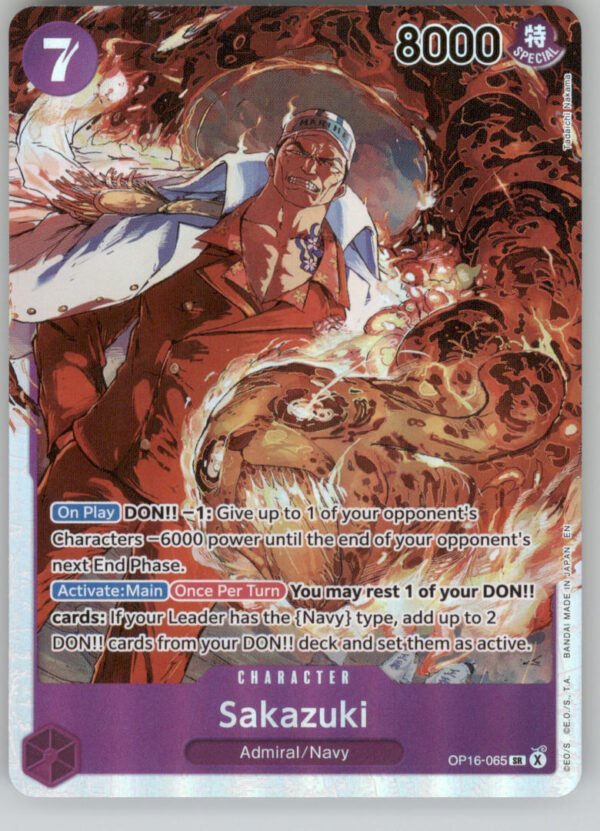 Sakazuki OP16-065 The Time of Battle NM — front