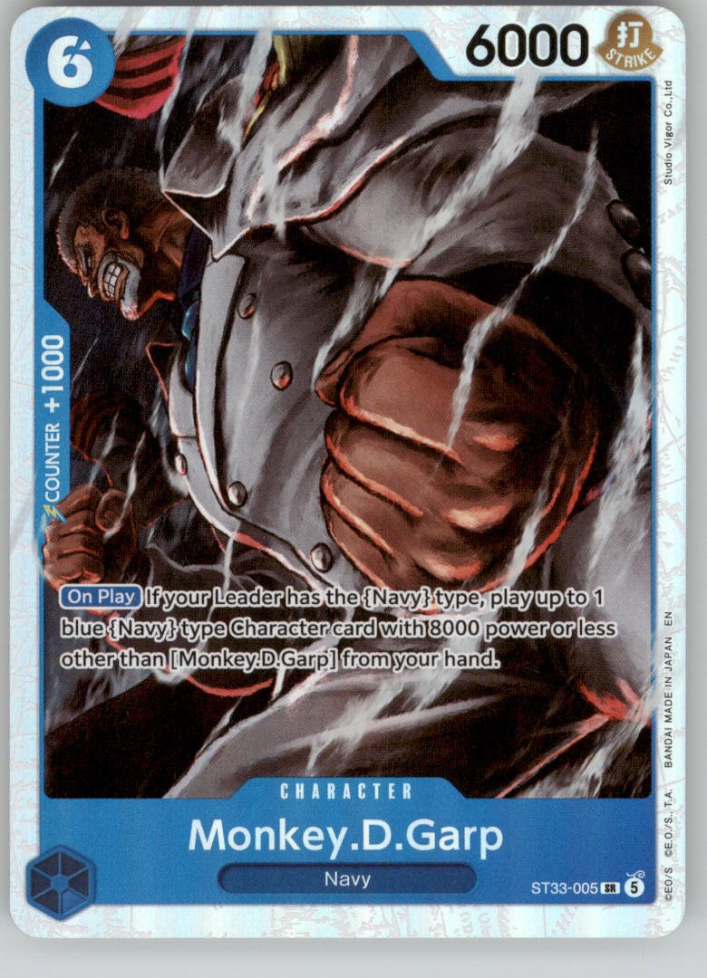 Monkey.D.Garp ST33-005 Starter Deck 33: BLUE Kuzan NM — front