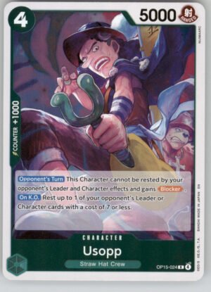 Usopp OP15-024 Adventure on Kami's Island NM — front