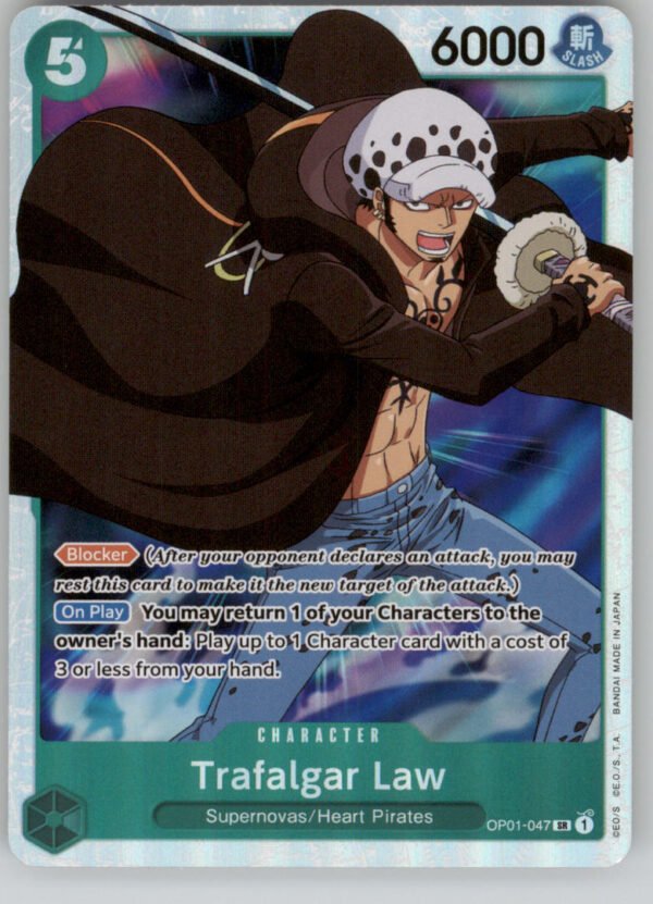 Trafalgar Law (047) OP01-047 Romance Dawn NM — front