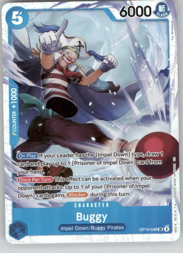 Buggy (048) OP16-048 The Time of Battle NM — front