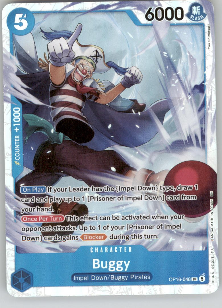 Buggy (048) OP16-048 The Time of Battle NM — front