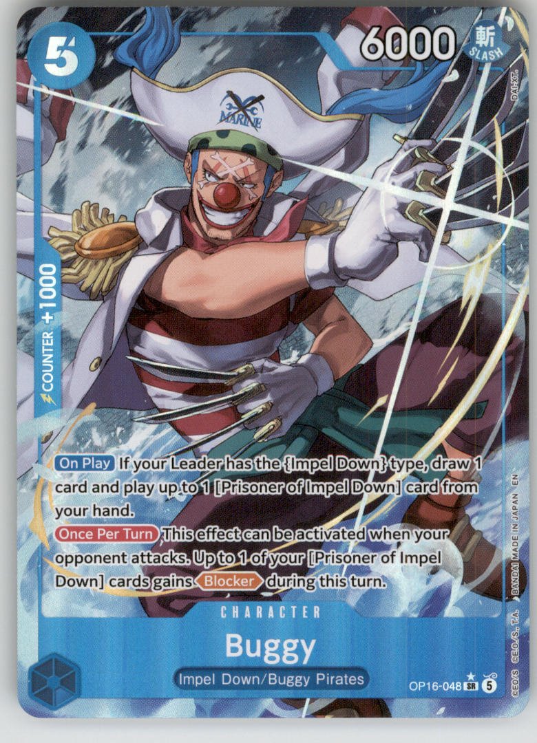 Buggy (048) (Alternate Art) OP16-048 The Time of Battle NM — front