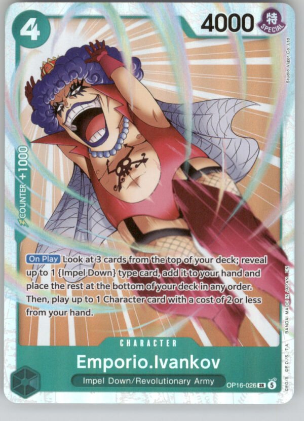 Emporio.Ivankov (026) OP16-026 The Time of Battle NM — front