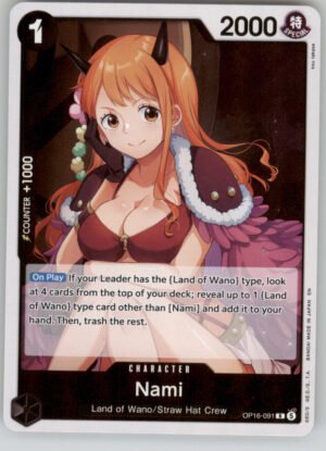 Nami OP16-091 The Time of Battle NM — front