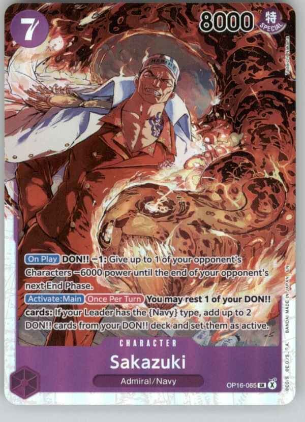 Sakazuki OP16-065 The Time of Battle NM — front