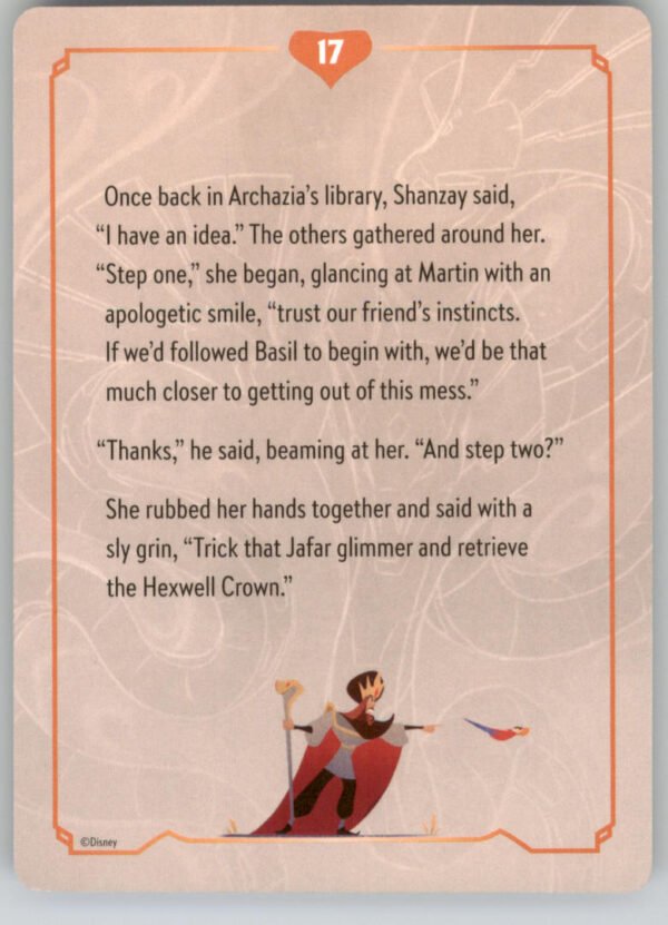 Disney Lorcana Reign of Jafar Lore Card 17 of 19 English NM front scan