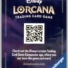 Disney Lorcana Reign of Jafar Lore Card 17 of 19 English NM back scan