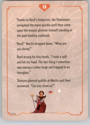 Disney Lorcana Reign of Jafar Lore Card 13 of 19 English NM front scan