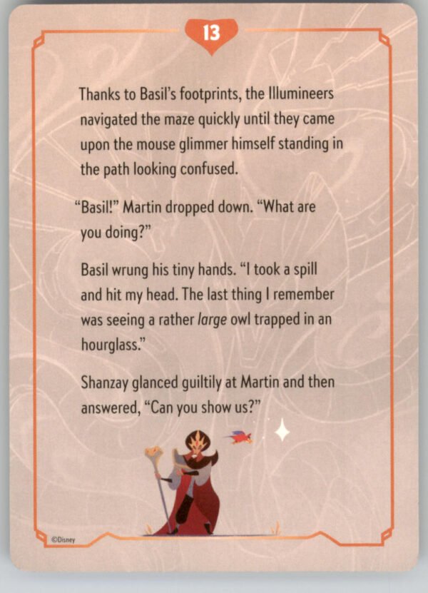 Disney Lorcana Reign of Jafar Lore Card 13 of 19 English NM front scan