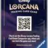Disney Lorcana Reign of Jafar Lore Card 13 of 19 English NM back scan