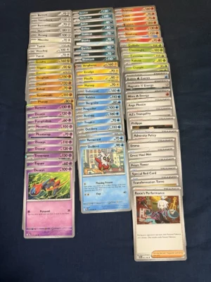 Pokemon TCG Chaos Rising Complete Base Set 76 Cards NM C/UC/Holo Rare